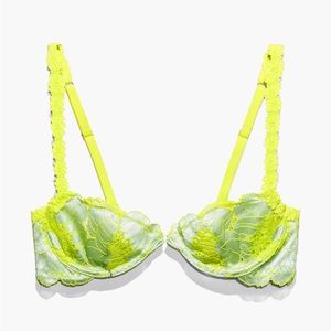 Savage x Fenty poppies unlined lace Demi bra